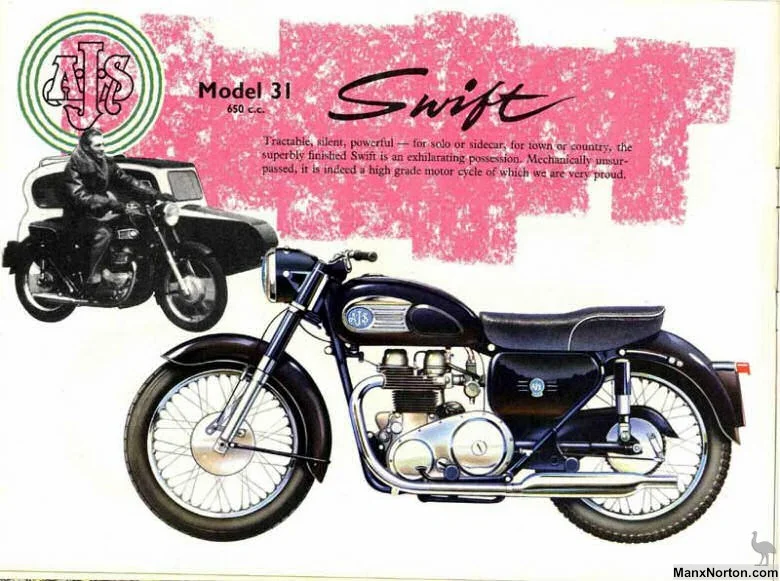 AJS Model 31 650 Swift 1962