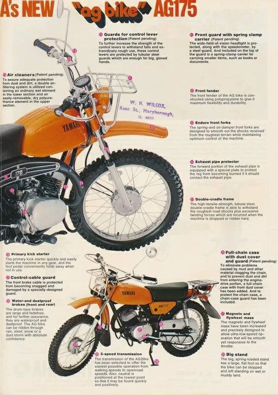 Yamaha AG 175 1971
