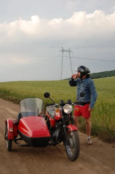 Jawa 350 TS (with sidecar)