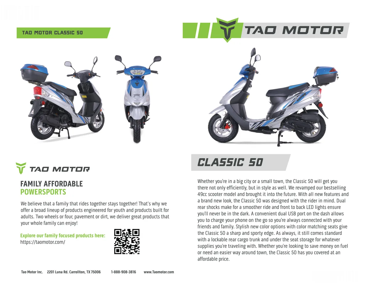 Tao MotorClassic 50 