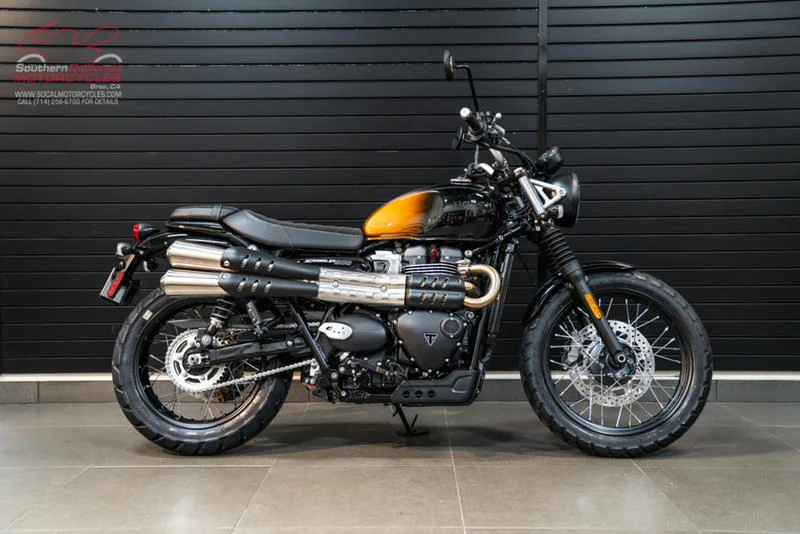 Triumph Scrambler 900 Orange Stealth Edition