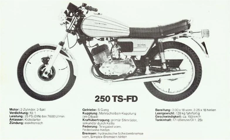 Moto Guzzi TS 250 FD