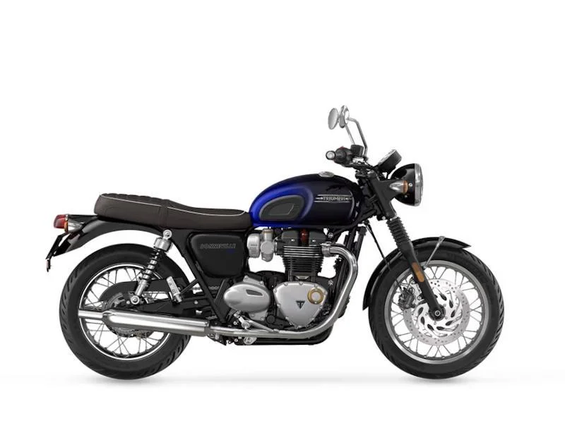 Triumph Bonneville T120 Blue Stealth Edition