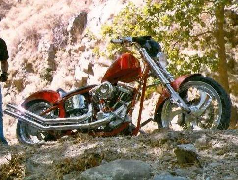 Titan Sidewinder Rubber Mount Chopper