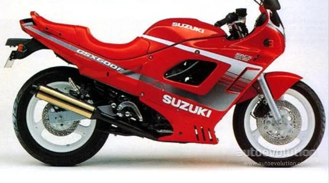 Suzuki GSX 600 F (reduced effect #2) 1992