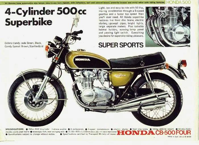 Honda CB 500 F 1971